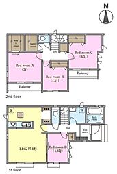 松戸市東平賀 B号棟 新築戸建