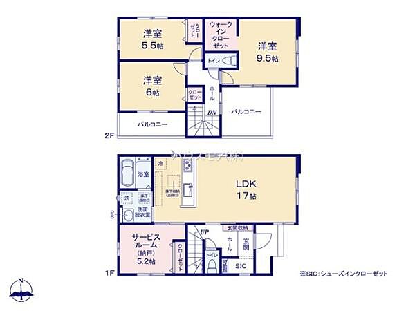 間取りを拡大表示