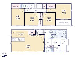 守谷市松ケ丘5丁目 2号棟 新築戸建