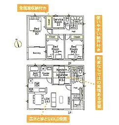 小田急小田原線 本厚木駅 バス8分 金田下宿下車 徒歩6分