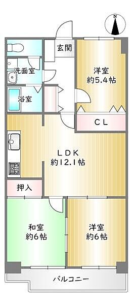 間取りを拡大表示