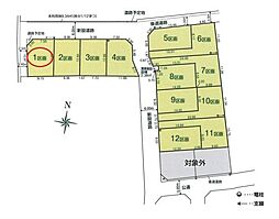 物件画像 清瀬市下清戸第8　全12区画　1区画