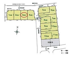 物件画像 清瀬市下清戸第8　全12区画　3区画