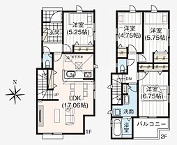 新座市畑中1丁目　全5棟　1号棟