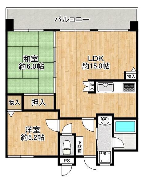 間取りを拡大表示