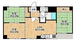 メゾン・ド・上高丸A棟 3LDKの間取図画像