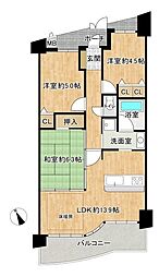 間取図画像 3LDK