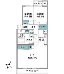 間取図画像 3LDK