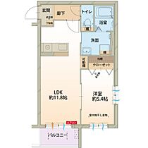 アスニール　（守山市小島町）  ｜ 滋賀県守山市小島町（賃貸マンション1LDK・3階・41.82㎡） その2