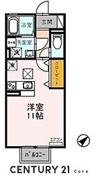ファーストステージ 1Kの間取図画像