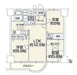 間取図画像 3LDK
