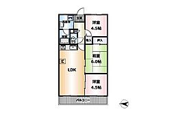 間取図画像 3LDK