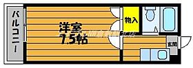 岡山県倉敷市笹沖（賃貸マンション1K・3階・20.52㎡） その2