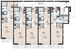 メゾン・ド・シャルトル 1階1Kの間取り