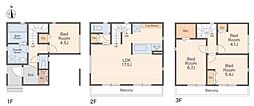 物件画像 港北区新築戸建 南東角地 WIC SIC ビルトイン車庫