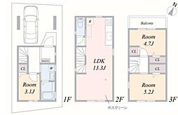 物件画像 A号棟神奈川区新築戸建　三ツ沢下町駅歩11分