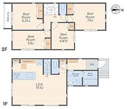 物件画像 1号棟磯子区新築戸建 LDK18帖 リビング階段