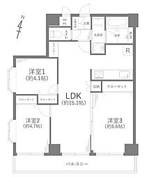 物件画像 クリオ小机壱番館南向き角部屋