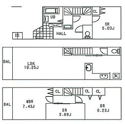 A号棟鶴見区新築戸建 駅徒歩4分 LDK18帖以上