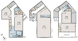 物件画像 2号棟中原区新築戸建 WIC 南側バルコニー