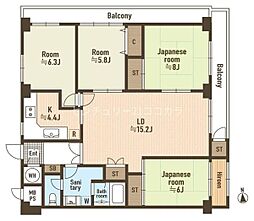 間取図画像 4LDK