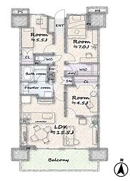 ミッドプレイス八王子　中古マンション