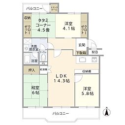 間取図画像 4LDK
