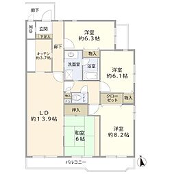 間取図画像 4LDK