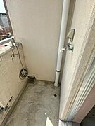 室外洗濯機置き場