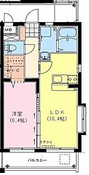 SkyDesign 1LDKの間取図画像