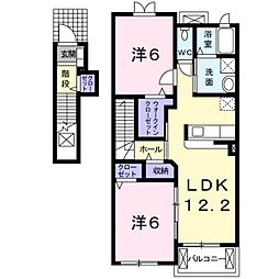 サンシャインレジデンスA 2LDKの間取図画像