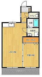 メゾンド神宮御苑 1LDKの間取図画像