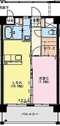 仮)潮見町SPマンション 1LDKの間取図画像