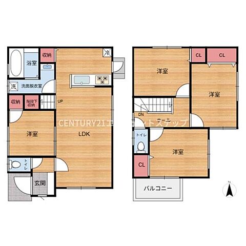 間取り 宮崎市新別府町城元