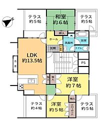 間取図画像 3LDK