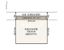 物件画像 建築条件なし　売地　中央区上所上3丁目
