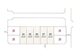 物件画像 区画25　建築条件なし　売地　江南区曽川
