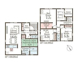 3号棟　新発田市諏訪町3丁目　第1　リーブルガーデン