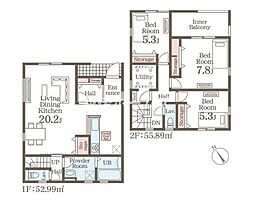 4号棟　新発田市諏訪町3丁目　第1　リーブルガーデン