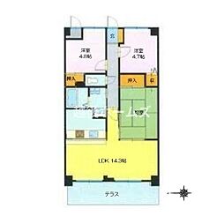 間取図画像 3LDK