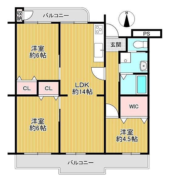 間取りを拡大表示