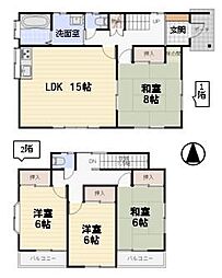 取手市野々井 並列駐車2台分