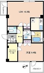 雑司が谷マンション 1LDKの間取図画像