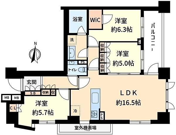 間取りを拡大表示