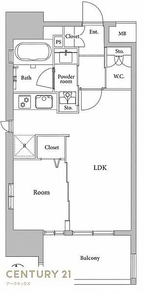 間取りを拡大表示