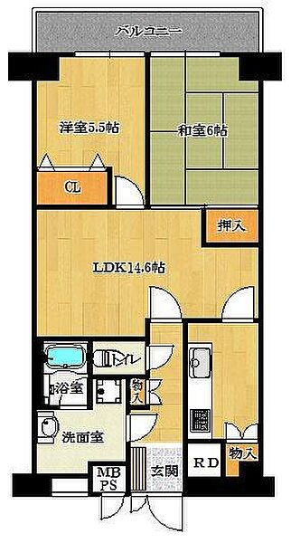 間取りを拡大表示