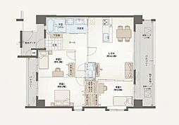 ベアーズコート桑江3 3LDKの間取図画像