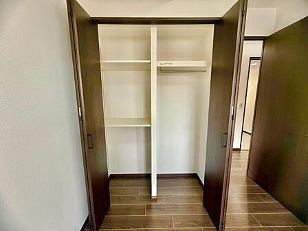 広めのクローゼットでたくさん収納できます!