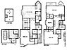 間取り：広々LDK21.5帖！ガレージとエレベーター付きの4階建て！