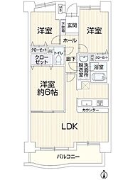 グローリアス豊田田中町 3LDKの間取図画像